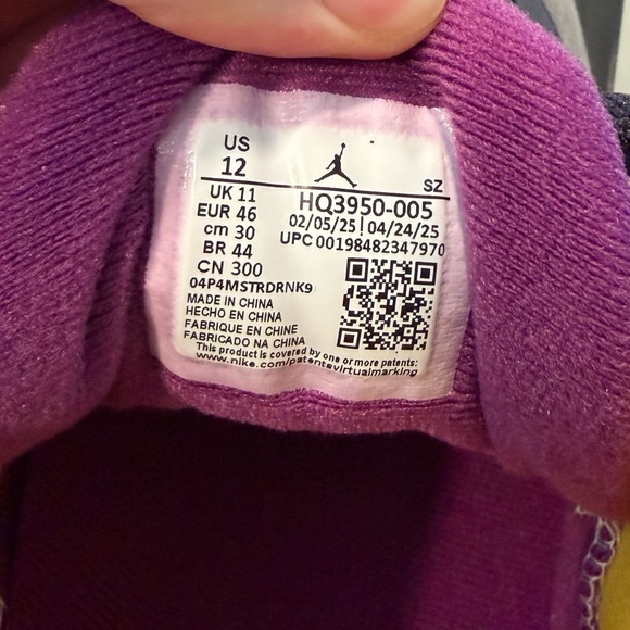 NEW Jordan MVP 92- Oil Grey/Viotech-Cave Stone (HQ3950 005) - Picture 7 of 10